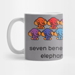 seven benevolent elephants Mug